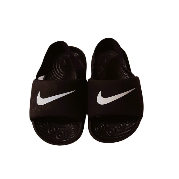 Toddler Black Nike Kawa Slide Sandals- Size 6C - Picture 1 of 4